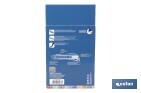 Expositor de cúteres antideslizantes | Incluye 12 cúteres de ABS| Disponible en diferentes medidas - Cofan