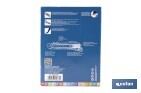 Expositor de cúteres antideslizantes | Incluye 12 cúteres de ABS| Disponible en diferentes medidas - Cofan