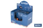 Expositor para flexómetros antideslizantes de Cofan | Incluyen los flexómetros | Varias medidas y capacidades - Cofan