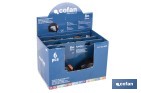 Expositor para flexómetros antideslizantes de Cofan | Incluyen los flexómetros | Varias medidas y capacidades - Cofan