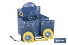 Expositores de flexómetros con bloqueo de hoja Cofan | Flexómetros incluidos | Disponible en diferentes medidas y capacidades - Cofan