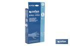 Présentoir de boîtes distributrices de gants en nitrile non poudrés | Présentoir de 12 boîtes de 30 unités | Trois tailles différentes - Cofan
