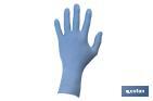 Présentoir de boîtes distributrices de gants en nitrile non poudrés | Présentoir de 12 boîtes de 30 unités | Trois tailles différentes - Cofan