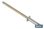 Rivets acier protection zinguée - Cofan