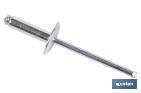 Rivets alu levre large - Cofan