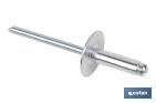 Rivets alu levre large - Cofan