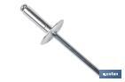 Rivets alu levre large - Cofan