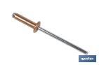 Rivets cuivre - acier - Cofan