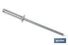 Rivets fraises alu standard 120º - Cofan