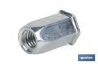 Steel "hexagonal" low head rivet nuts - Cofan