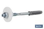 Conjunto de 2 peças de parafusos com porca de ferro | Adequados para lavatório | Disponível em dois tamanhos - Cofan