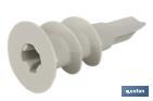 Cheville en nylon pour la fixation sur plaques | Dimensions : 15 x 33 mm - Cofan