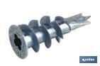 Cheville métallique en Zamak avec vis DIN 7981 pour plaques | Pour les fixations des panneaux en carton plâtre - Cofan
