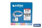 Fascette metalliche INOX A-2 Banda 12mm - Cofan