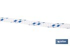 Cuerda Trenzada Polipropileno | Formato: Rollo pequeño | Color: Blanco y Azul - Cofan