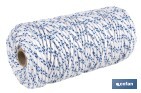 Cuerda Trenzada Polipropileno | Formato: Rollo pequeño | Color: Blanco y Azul - Cofan