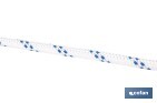 Cuerda Trenzada Polipropileno | Formato: Rollo pequeño | Color: Blanco y Azul - Cofan