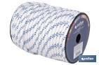Cuerda Trenzada Polipropileno | Formato: Rollo pequeño | Color: Blanco y Azul - Cofan