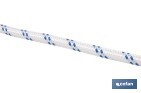 Cuerda Trenzada Polipropileno | Formato: Rollo pequeño | Color: Blanco y Azul - Cofan