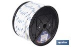 Cuerda Trenzada Polipropileno | Formato: Rollo pequeño | Color: Blanco y Azul - Cofan