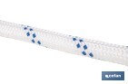 Cuerda Trenzada Polipropileno | Formato: Rollo pequeño | Color: Blanco y Azul - Cofan
