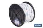 Cuerda Trenzada Polipropileno | Formato: Rollo pequeño | Color: Blanco y Azul - Cofan