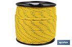 Corde Nautique Synthétique Tressée Multi-usages | De Couleur Jaune/Bleu | Différentes dimensions - Cofan