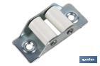 Metal Strap Guide | With Two Nylon Rollers | Several sizes - Cofan