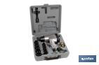 1/2" air impact wrench case with accessories - Cofan