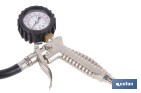 Outil de vérification de l’air | Manomètre de pression des pneus | Gonfleur de pneus avec extension flexible - Cofan