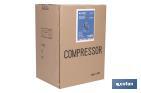 Compresor de pistón coaxial portátil 1,5 HP | Ultraligero y compacto | 6 litros | 2450 rpm | Para uso doméstico y profesional - Cofan