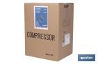 Compresor de pistón coaxial portátil 1,5 HP | Ultraligero y compacto | 6 litros | 2450 rpm | Para uso doméstico y profesional - Cofan