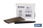 Boîte d'agrafes | Pour Agrafeuse Pneumatique | Modèle 90/38mm | 3000 unités | Agrafes pour Agrafeuse à Air à Pression - Cofan
