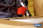 Stylo à colle à fonctionnement à batterie | Barres de colle de ø7 mm | Batterie de 3,6 V - Cofan