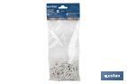 Cales pour les carrelages professionnels | Pack de 250 unités en couleur blanche | Dimension : 5 mm - Cofan