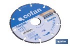 Disco especial carburo materiales blandos - Cofan