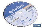 Disco especial carburo materiales blandos - Cofan