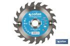 Circular saw blade | Suitable for cutting wood | Available in different teeth | Available in wide range of sizes - Cofan