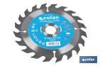 Circular saw blade | Suitable for cutting wood | Available in different teeth | Available in wide range of sizes - Cofan