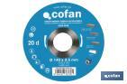 Circular saw blade | Suitable for cutting wood | Available in different teeth | Available in wide range of sizes - Cofan