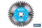 Circular saw blade | Suitable for cutting wood | Available in different teeth | Available in wide range of sizes - Cofan