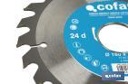 Circular saw blade | Suitable for cutting wood | Available in different teeth | Available in wide range of sizes - Cofan