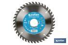 Circular saw blade | Suitable for cutting wood | Available in different teeth | Available in wide range of sizes - Cofan