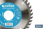 Circular saw blade | Suitable for cutting wood | Available in different teeth | Available in wide range of sizes - Cofan