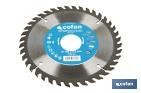 Circular saw blade | Suitable for cutting wood | Available in different teeth | Available in wide range of sizes - Cofan