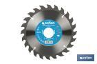 Circular saw blade | Suitable for cutting wood | Available in different teeth | Available in wide range of sizes - Cofan