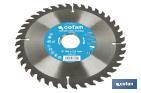 Circular saw blade | Suitable for cutting wood | Available in different teeth | Available in wide range of sizes - Cofan