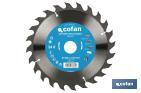 Circular saw blade | Suitable for cutting wood | Available in different teeth | Available in wide range of sizes - Cofan