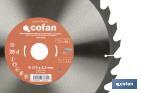 Circular saw blade | Wood cutting disc | Idea for table saws | 28 teeth | Size: 315 x 3.2 x 30mm - Cofan