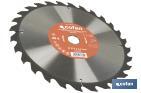 Circular saw blade | Wood cutting disc | Idea for table saws | 28 teeth | Size: 315 x 3.2 x 30mm - Cofan
